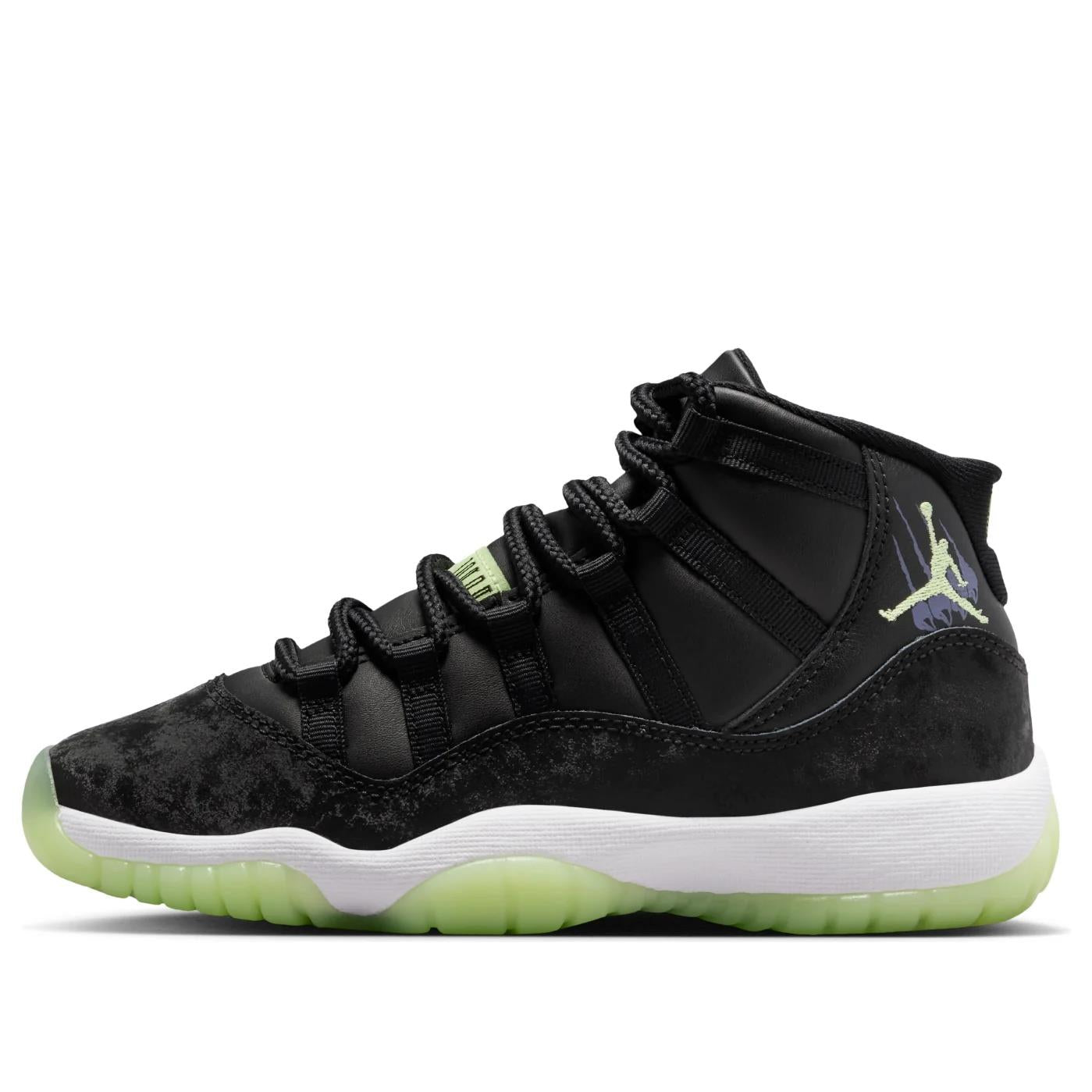 Jordan 11 Retro 
Black Barely Volt (GS)