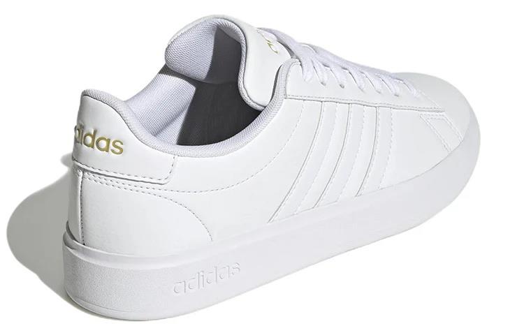 Adidas Grand Court 2.0 Cloud White Gold Metallic (Women's) GW9213 size 9.5