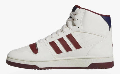 Adidas Forum Break Start Mid White Cream Maroon Lace Up Shoes JR1453 size 7.5