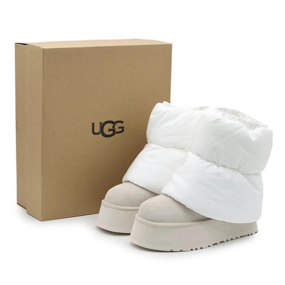 UGG Classic Mini Dipper Puffer Boot 
White Ceramic (Women's)