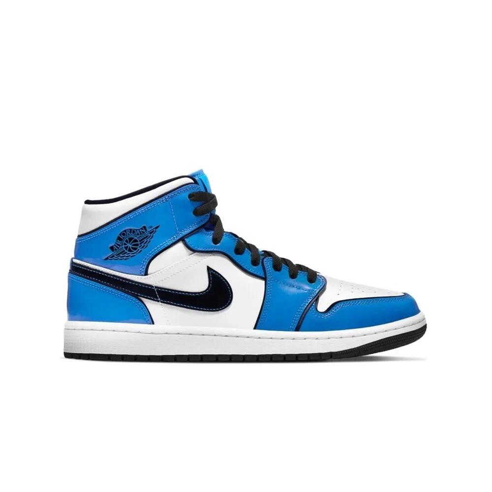 Jordan 1 Mid Signal Blue (GS)