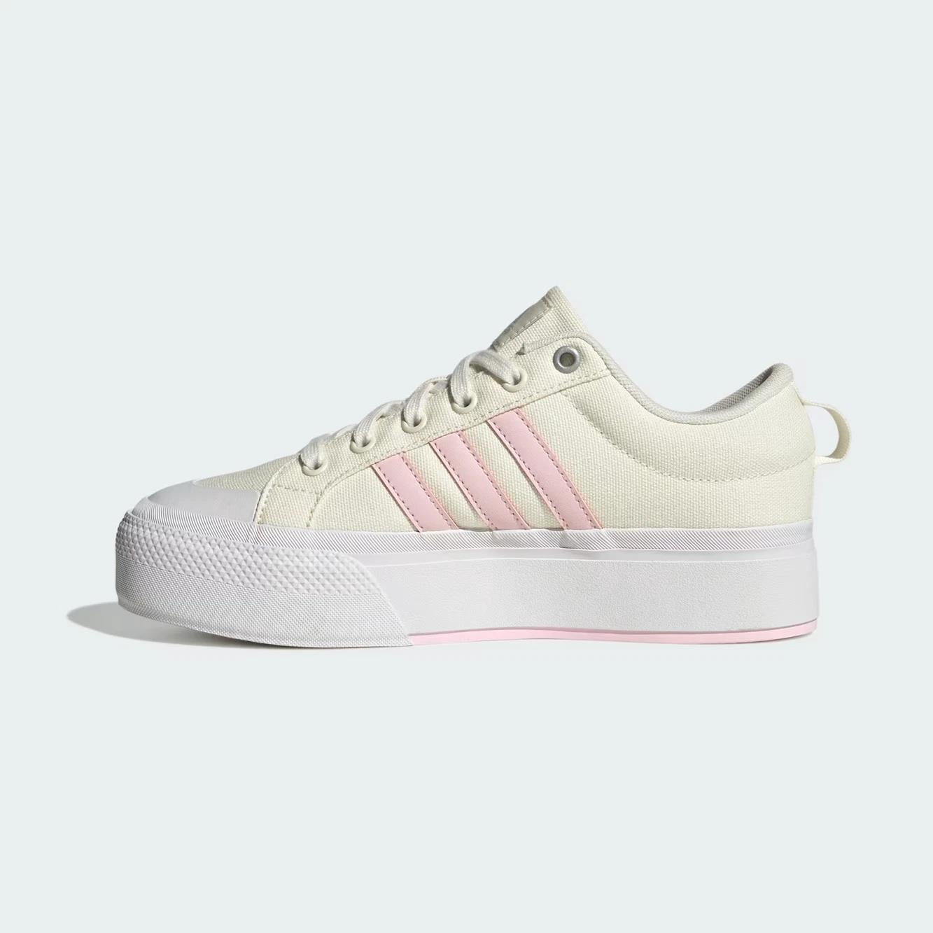 Adidas Women's Bravada 2.0 Platform 'Off White Clear Pink' Shoes JI1799 size 11