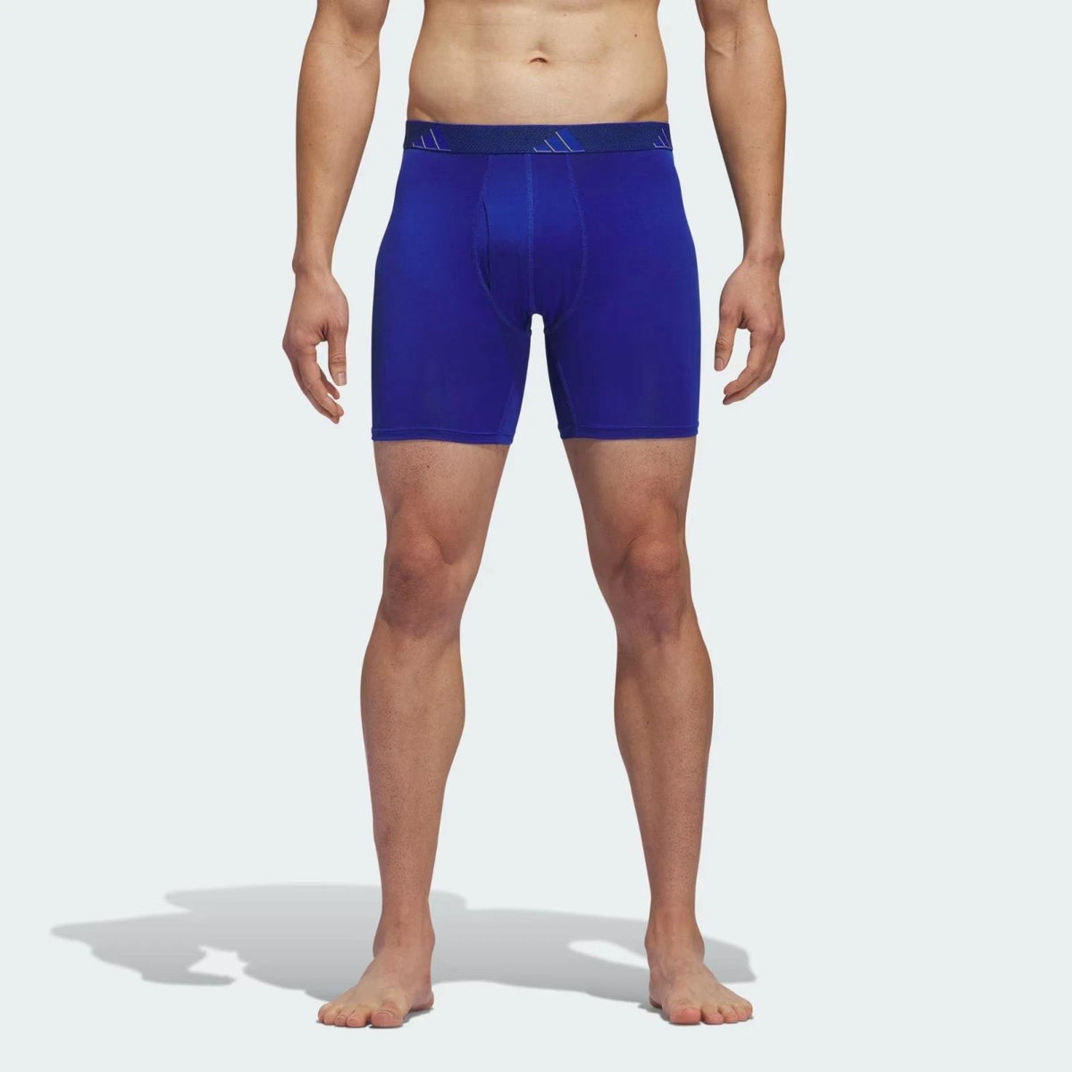 adidas Blue Microfiber Boxer Briefs 3-Pack