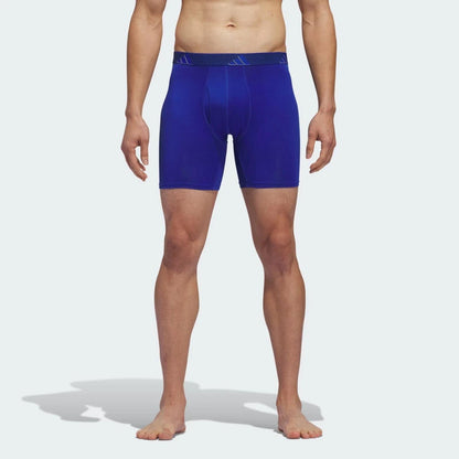adidas Blue Microfiber Boxer Briefs 3-Pack