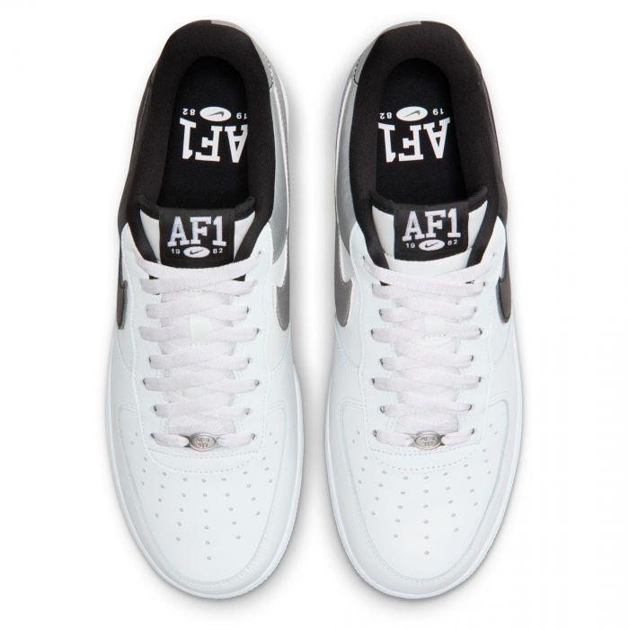Nike Air Force 1 Low '07 LV8 
White Black Metallic Silver