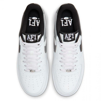 Nike Air Force 1 Low '07 LV8 
White Black Metallic Silver