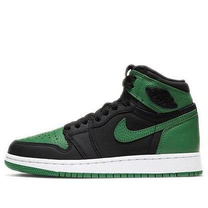 Jordan 1 Retro High Pine Green Black (GS) size 6.5Y/8WMNS