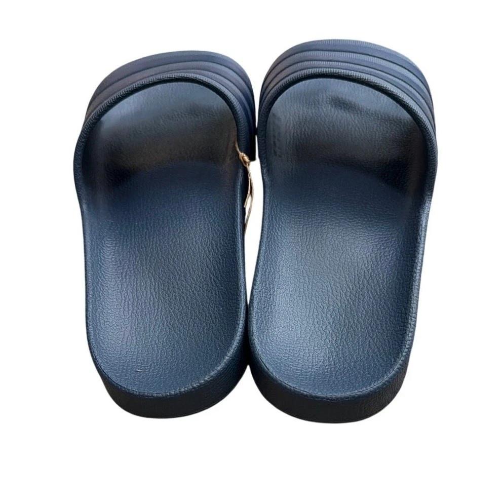 adidas Adilette Aqua Slides 
Preloved Ink Dark Blue