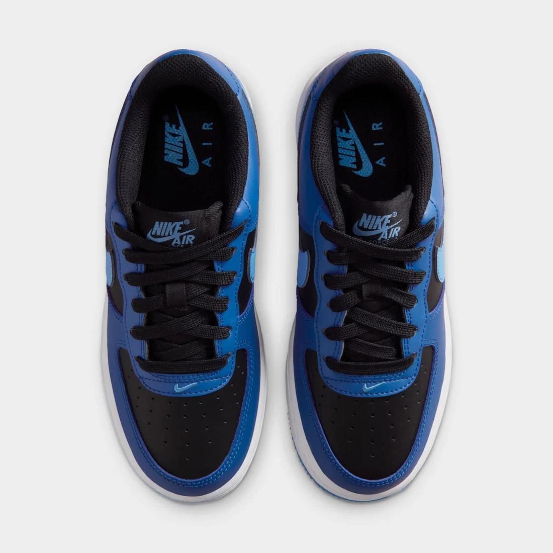 Nike Air Force 1 Low Black Court Blue (GS)