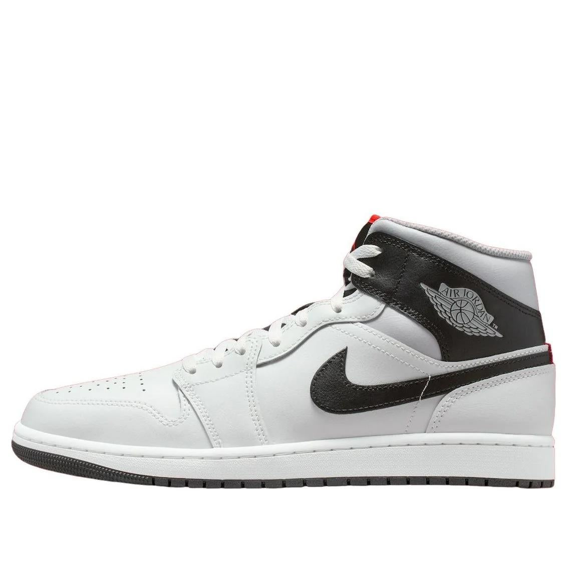 Jordan 1 Mid White Neutral Grey Infrared Men's DQ8426-109