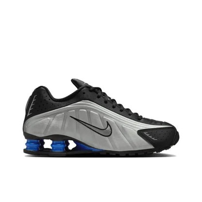 Nike Shox R4 Metallic Silver Black Racer Blue (Women's)