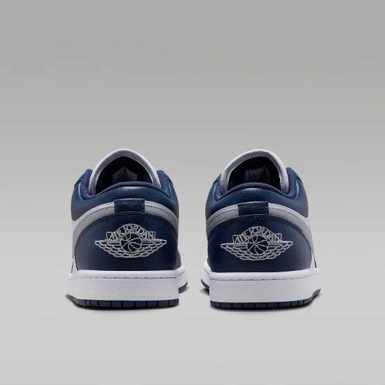 Jordan 1 Low Wolf Grey Midnight Navy