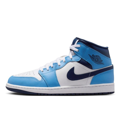 Jordan 1 Mid 
University Blue Midnight Navy
