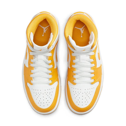 Jordan 1 Mid White University Gold (Women's) BQ6472-117