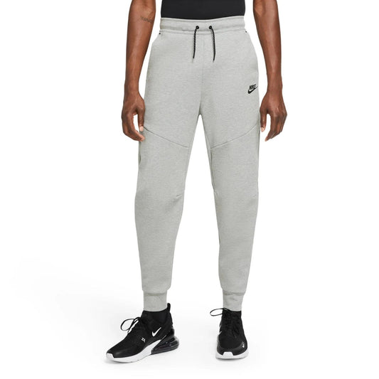 Nike Solid Color Bundle Feet Sports Long Pants light grey