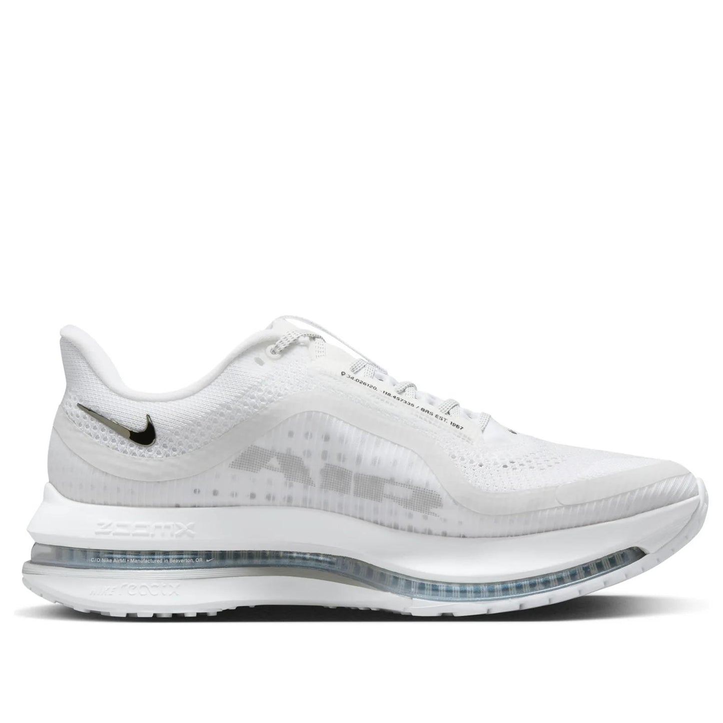 Nike Air Zoom Pegasus Premium 
White Metallic Silver
