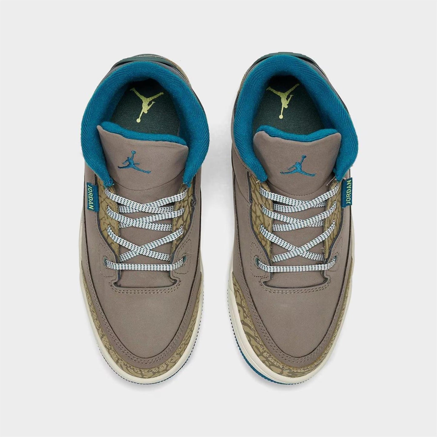 Jordan 3 Retro Olive Grey (PS) IB7064-001 & TD IB7065-001