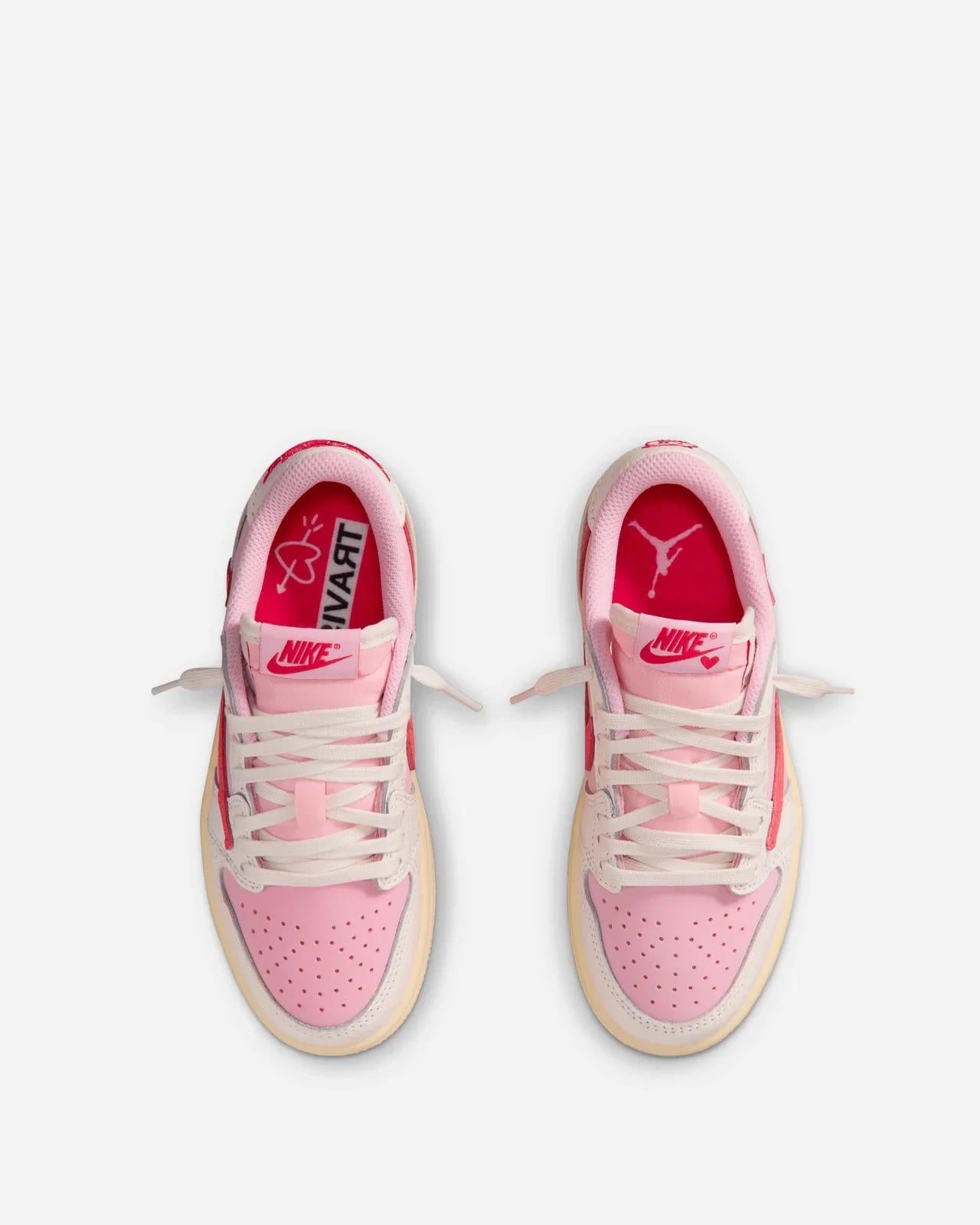 Jordan 1 Retro Low OG SP 
Travis Scott Sail Tropical Pink (PS)