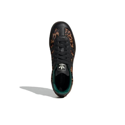 Adidas Samba OG Black Green Leopard (Women's)