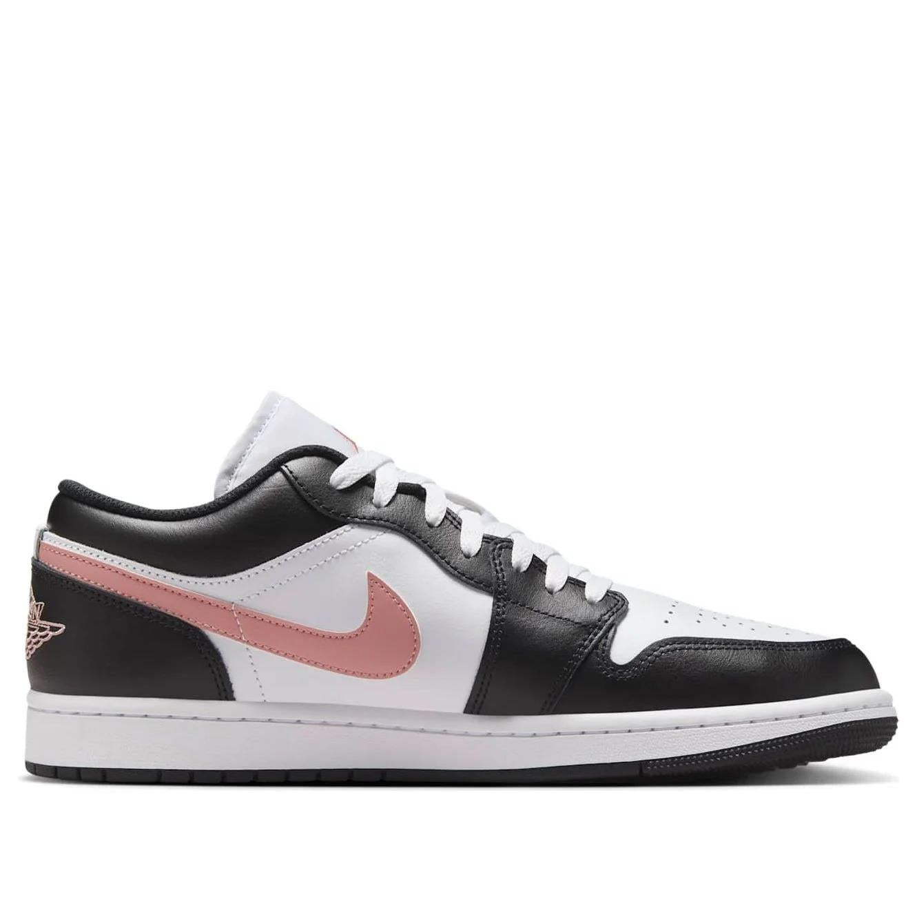 Jordan 1 Low Black Rust Pink Men's 553558-165