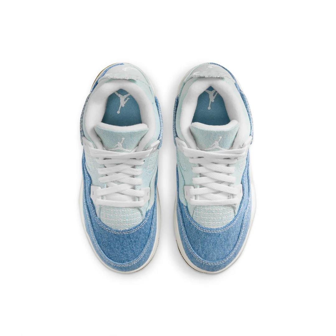 Jordan 4 Retro TEX Denim Worn Blue (PS) IB6715-100 size 2Y
