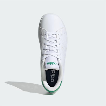 Adidas Advantage Base 2.0 Cloud White Green (GS) size 7Y
