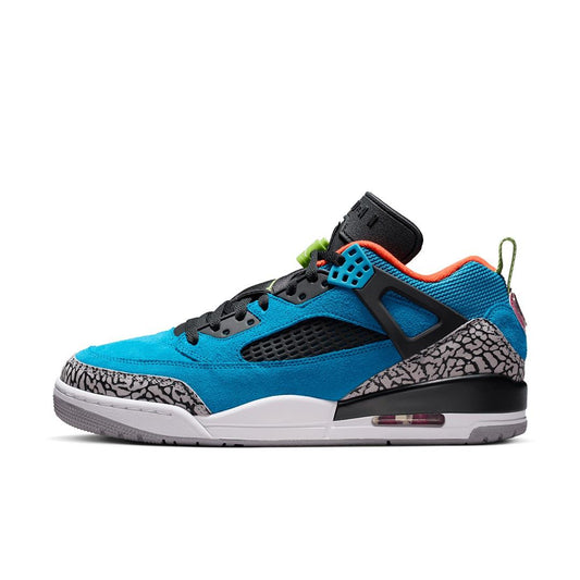 Jordan Spizike Low 
Neo Turquoise Light Crimson