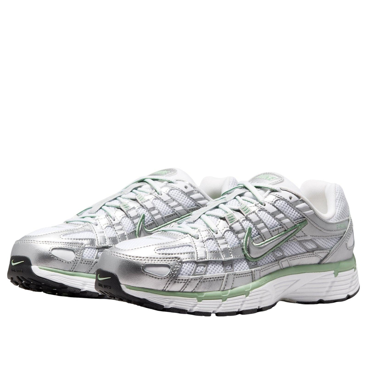 Nike P-6000 
Metallic Silver White Steam (Women's)
