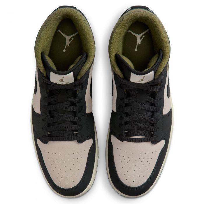 Jordan 1 Mid SE Off Noir Medium Olive Men's HV4091-102