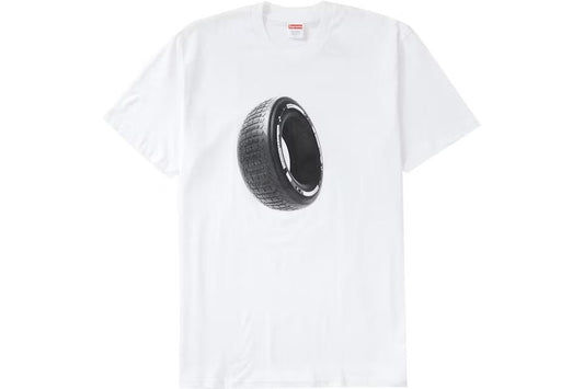 Supreme Tire Tee 
White Large