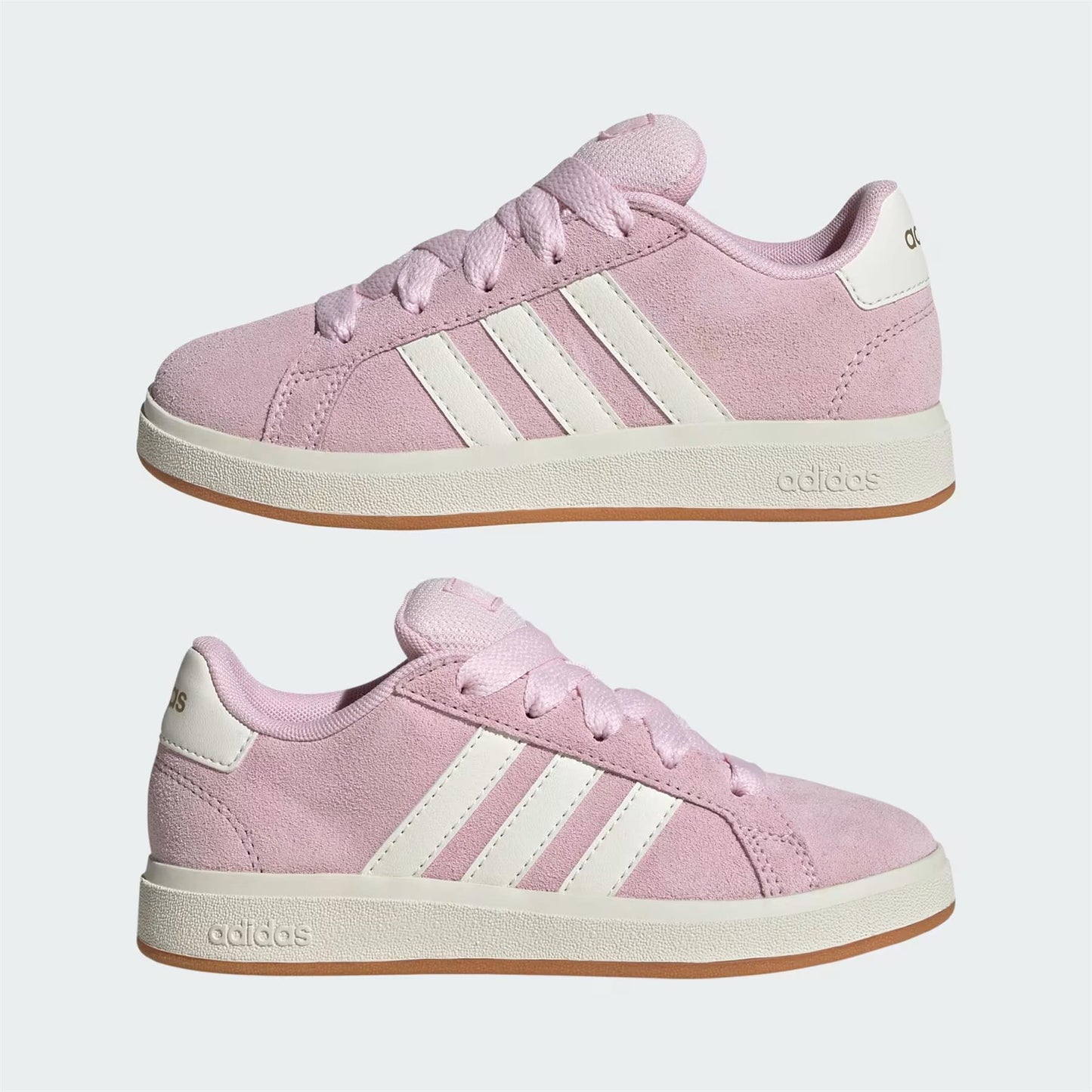 Adidas Grand Court 00s Clear Pink Off White Gum (GS) JP5895