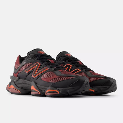 New Balance 9060 Athletic Sneakers (Black Red)