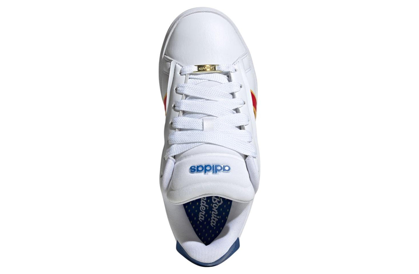 Adidas Grand Court Alpha 00s Cloud White Pure Ruby Royal Blue (Women's) JQ0027 size 6