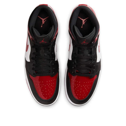 Jordan 1 Mid SE Patent Bred Toe