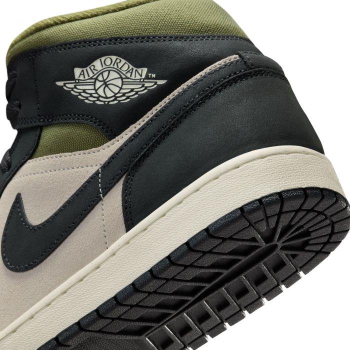 Jordan 1 Mid SE Off Noir Medium Olive Men's HV4091-102