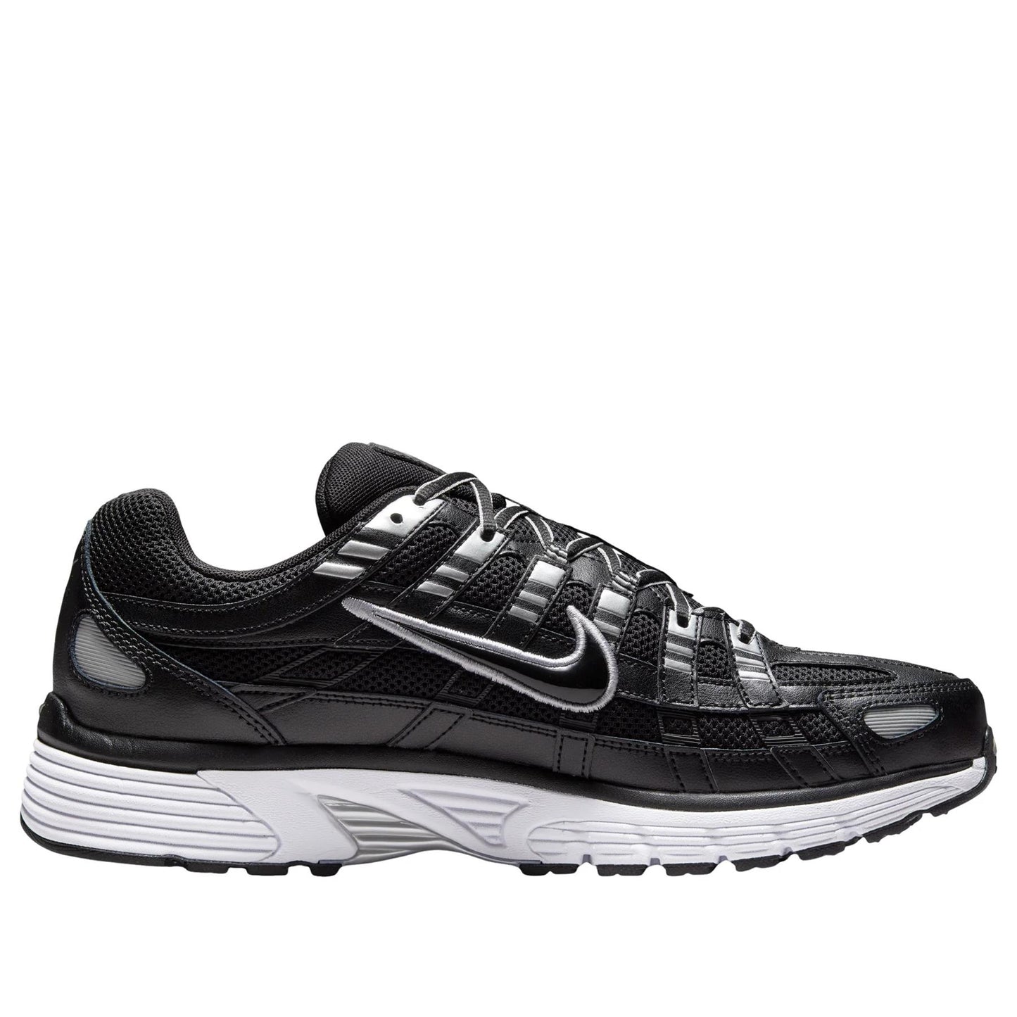 Nike P-6000 
Black White Metallic Silver