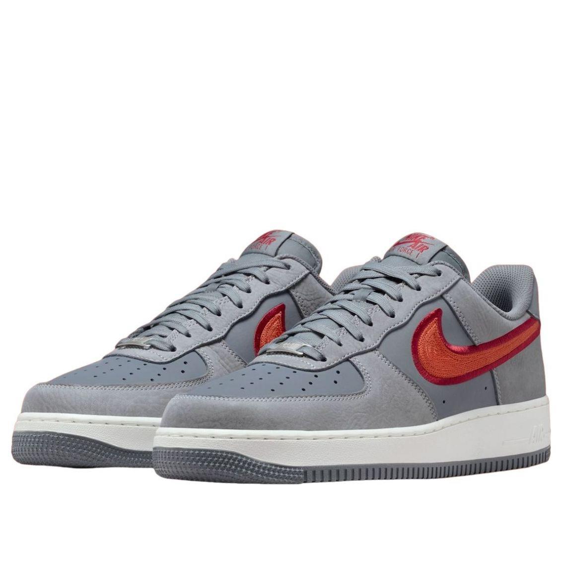 Nike Air Force 1 Low '07 LV8 
Cool Grey Crimson Rust