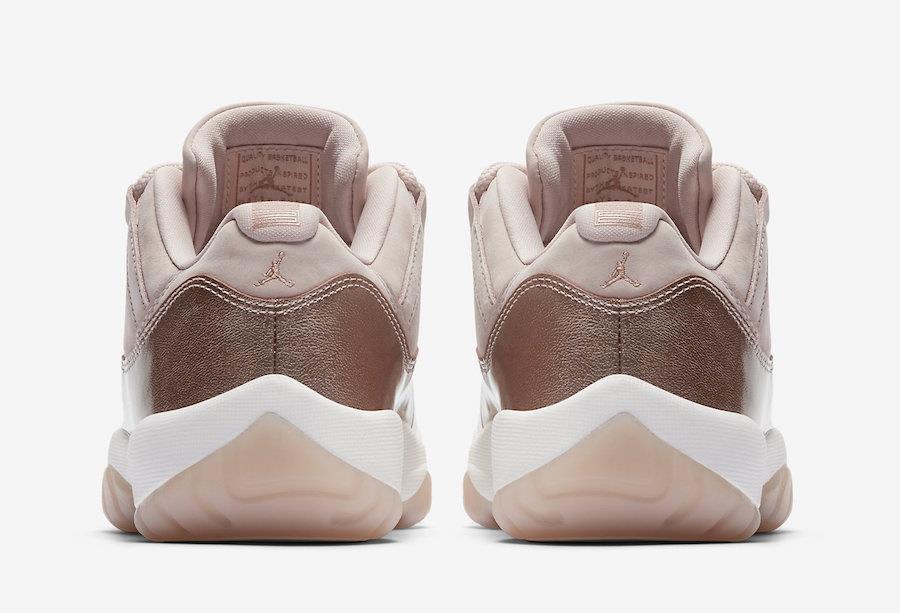 Jordan 11 Retro Low Rose Gold (Women's) size 9
