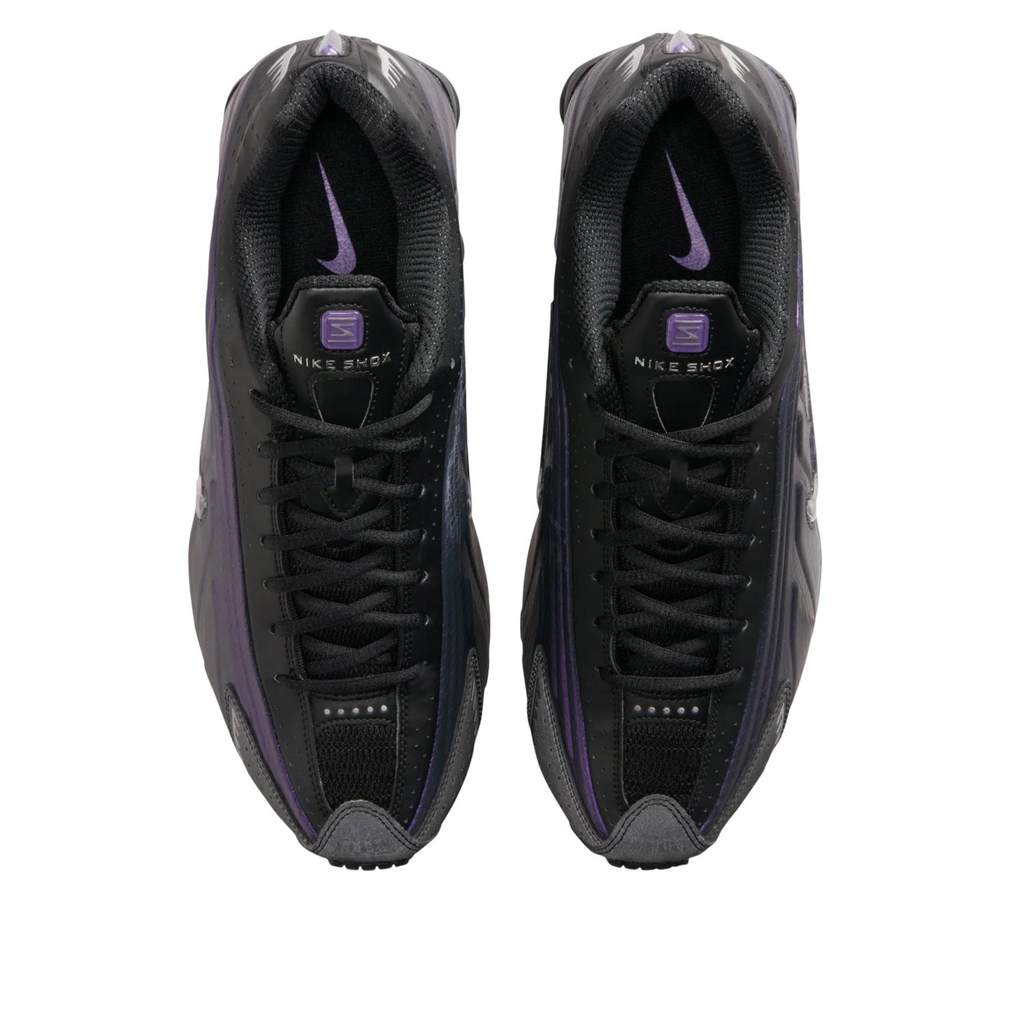 Nike Shox R4 
Black Metallic Silver Purple Dynasty