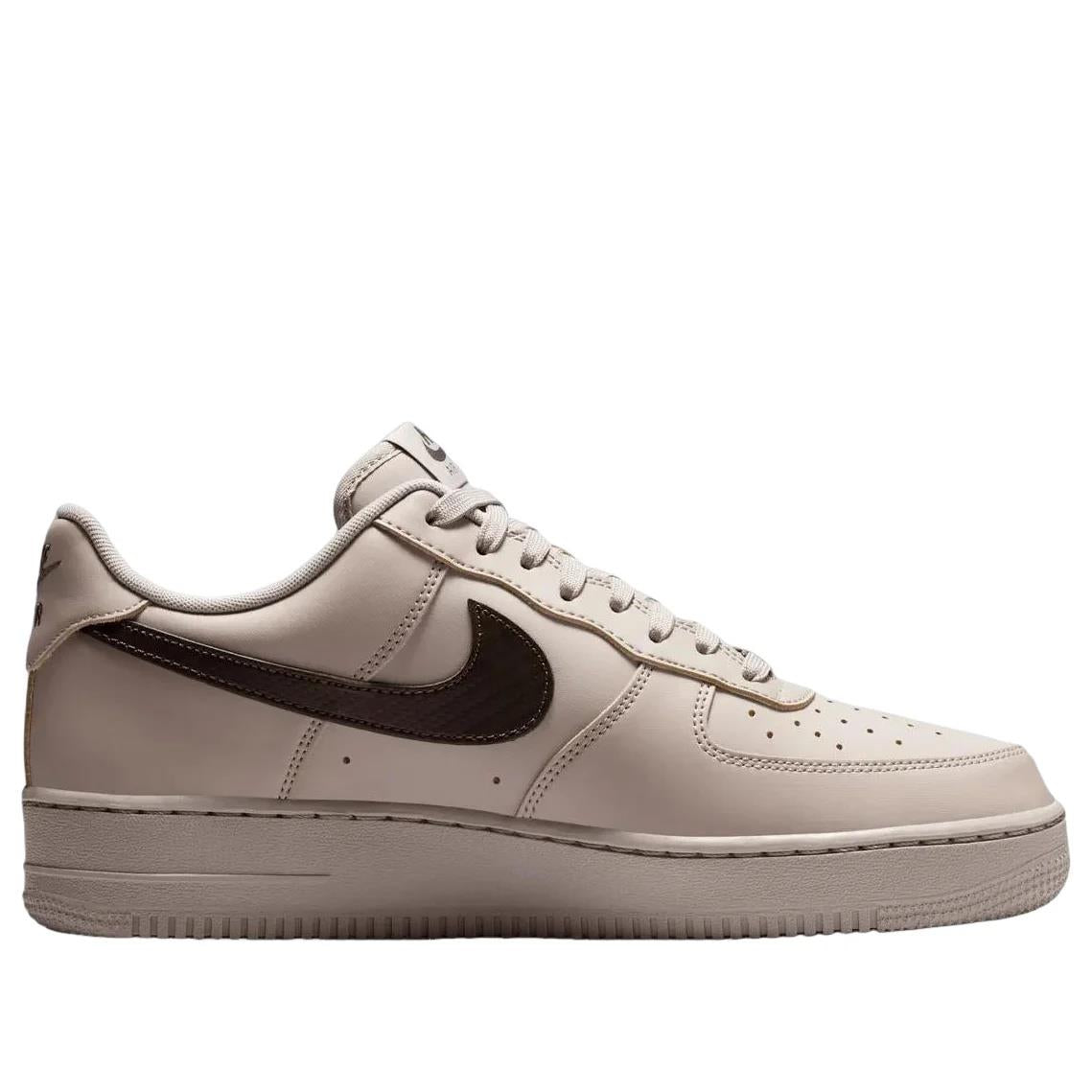 Nike Air Force 1 Low '07 
Carbon Fiber Swoosh College Grey Newsprint