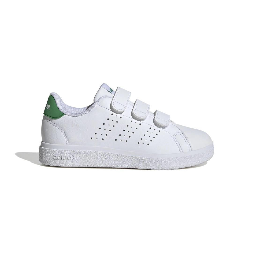 Adidas Advantage Base 2.0 Cloud White Green (PS)