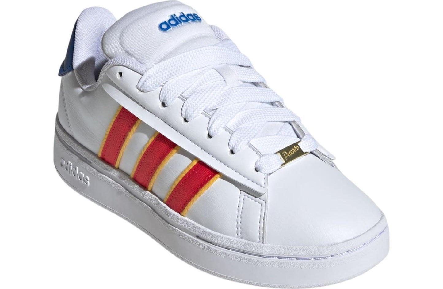 Adidas Grand Court Alpha 00s Cloud White Pure Ruby Royal Blue (Women's) size 6.5