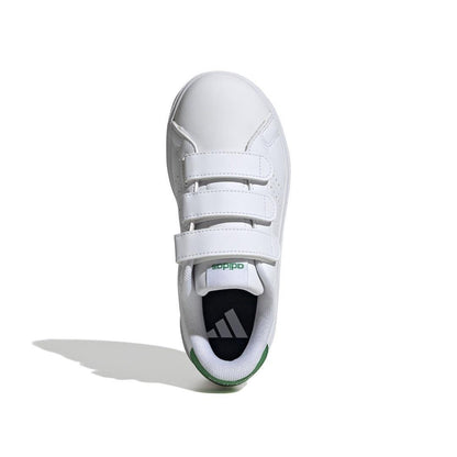 Adidas Advantage Base 2.0 Cloud White Green (PS)