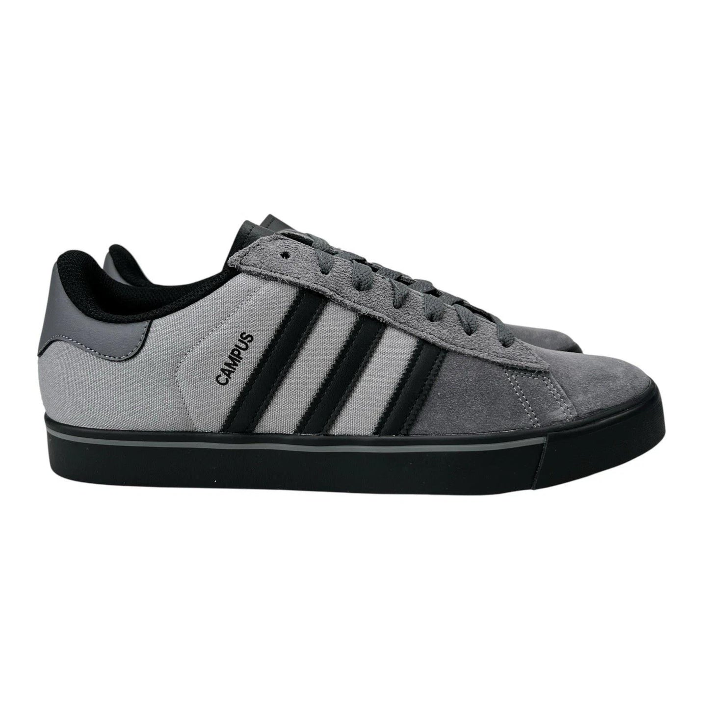 Adidas Campus Vulc Black Grey Shoes Men's JQ6359