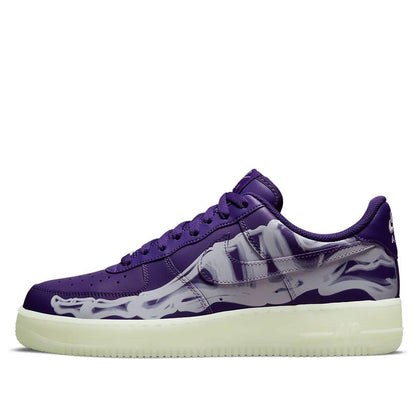 Nike Air Force 1 Low '07 QS Purple Skeleton Halloween (2021)