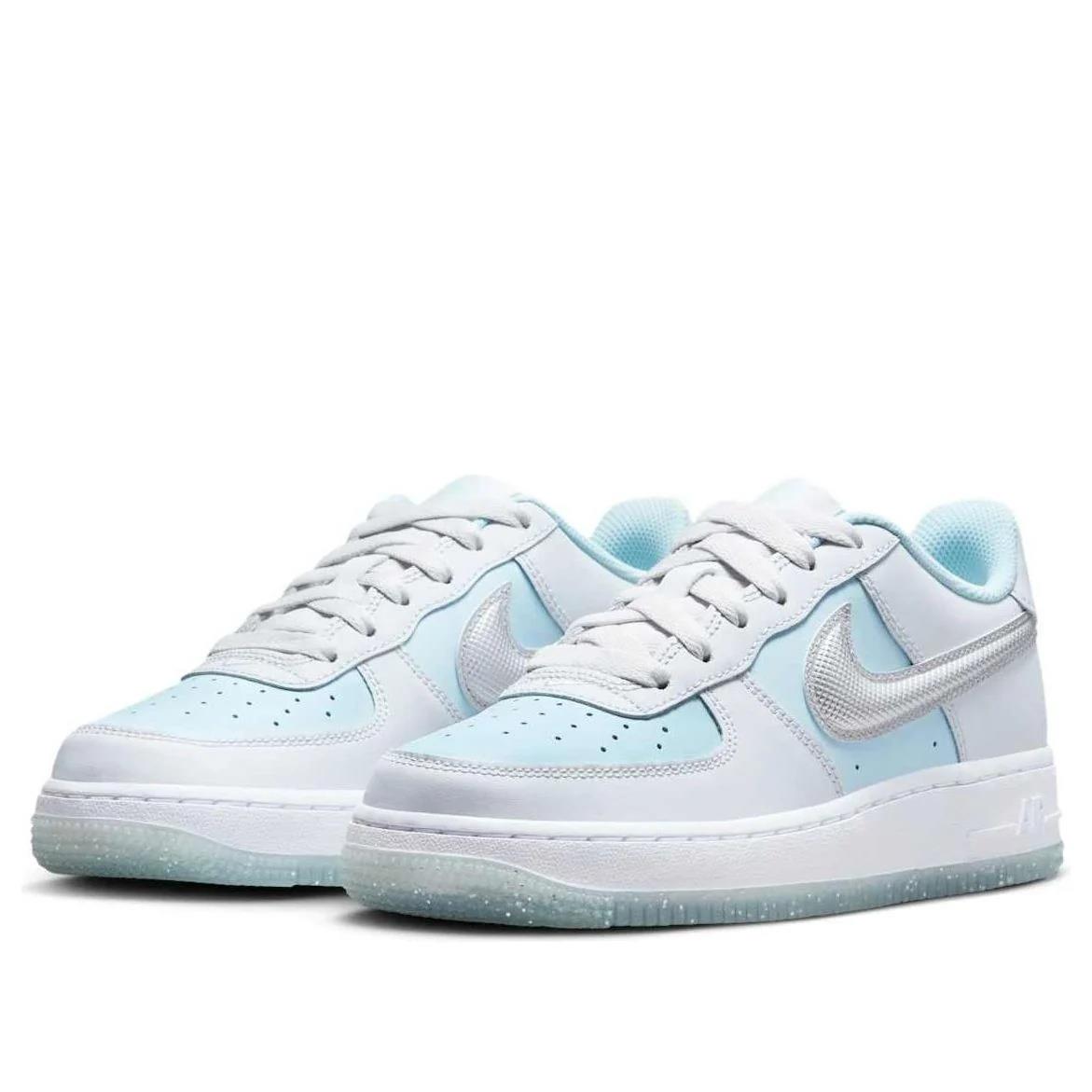 Nike Air Force 1 Low 
Pure Platinum Glacier Blue (GS)