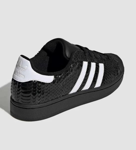 adidas Superstar II 
Patent Snakeskin Black White (Women's)