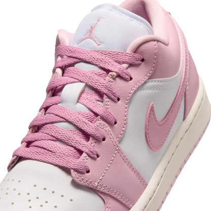 Jordan 1 Low 
Iced Carmine White (Women's)