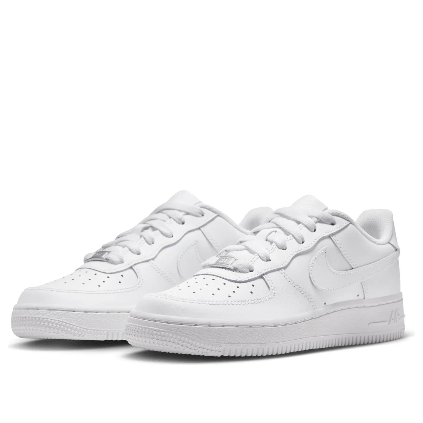 Nike Air Force 1 Low LE 
Triple White (GS)
