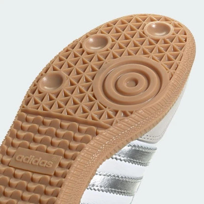 Adidas Samba OG White Silver Metallic Grey (Women's)